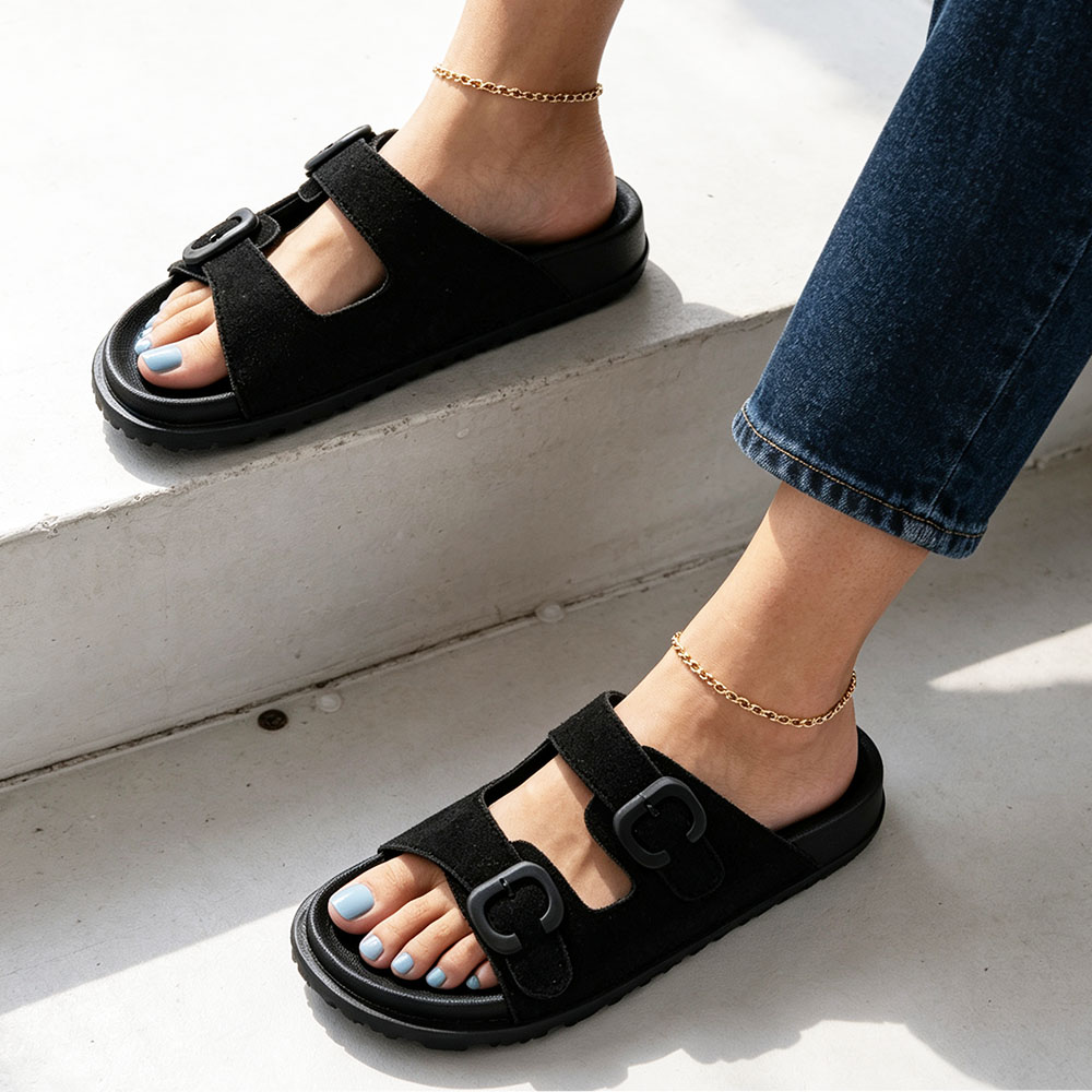 Women Plus Size Open Toe Doubl - Women'S Fashion Korea ulasan dan harga