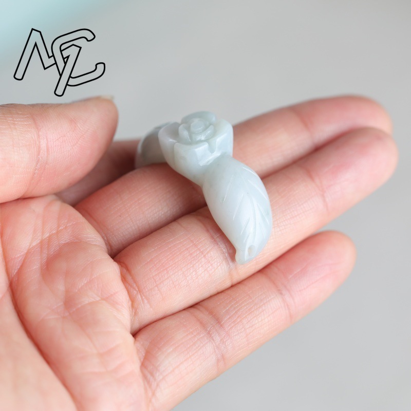 2PC Natural White Jadeite Jade - Women'S Fashion Jewellery ulasan dan harga
