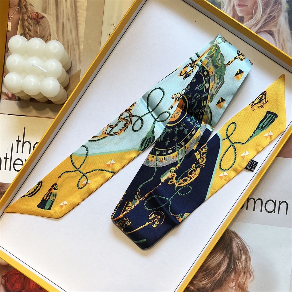 Print Scarf Four Seasons Prese - Women Fashion Necktie ulasan dan harga
