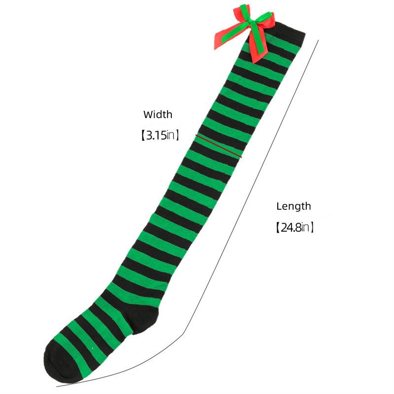 Christmas Bow Tie Knit Socks a - Women Fashion Over The Years ulasan dan harga
