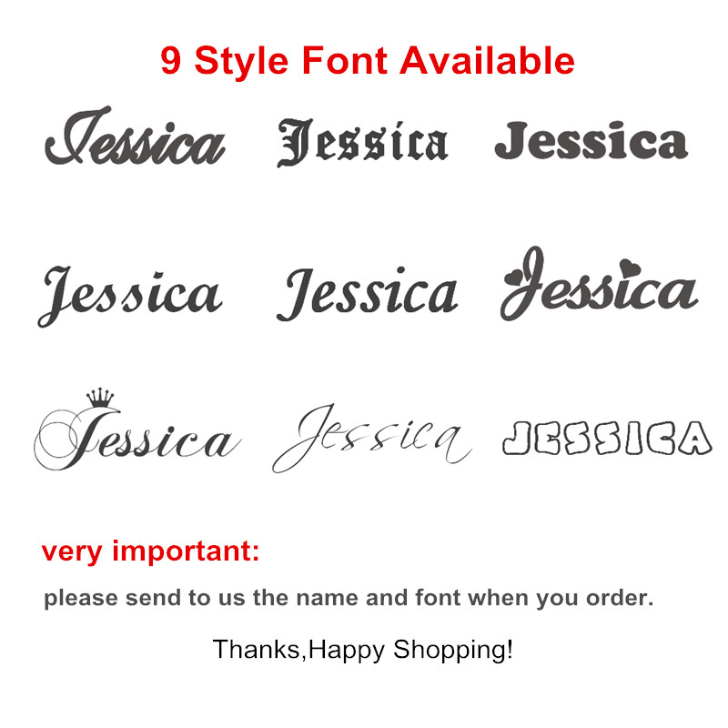 Custom Name Ankle Stainless St - Women Fashion Dress Names ulasan dan harga