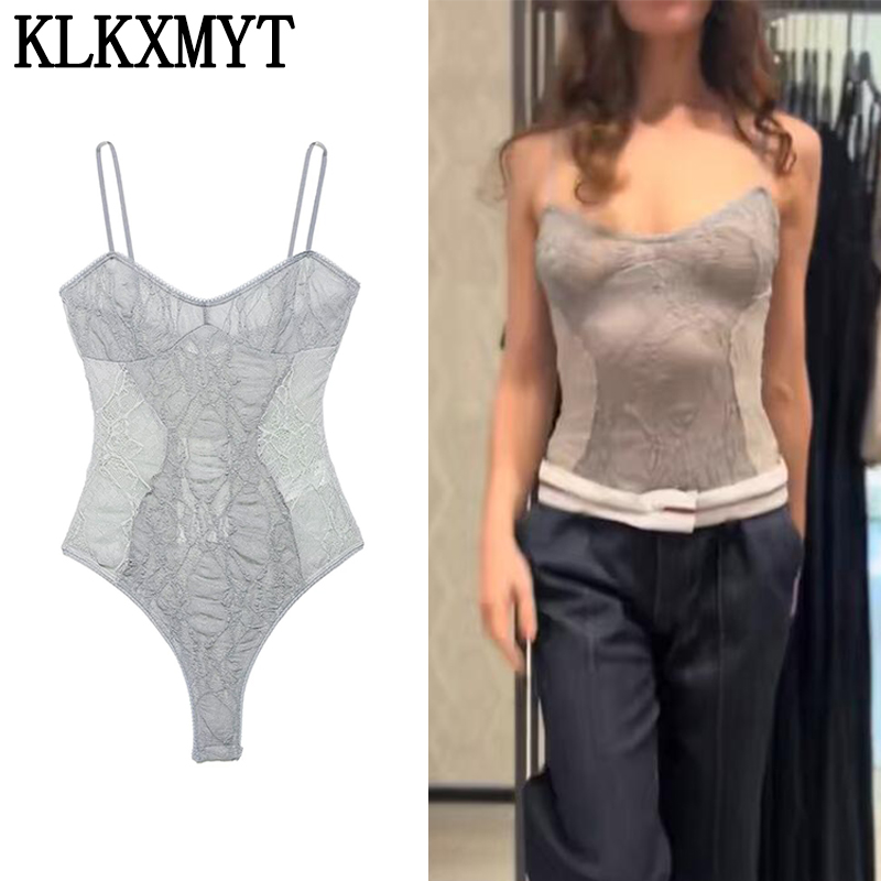 KLKXMYT Women Lace Patchwork B - Lace Trim Cami ulasan dan harga