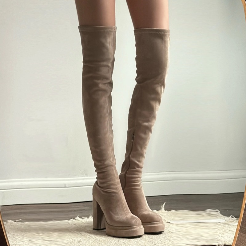Nightclub Fashion Woman Thigh  - Women'S Fashion Knee High Boots ulasan dan harga