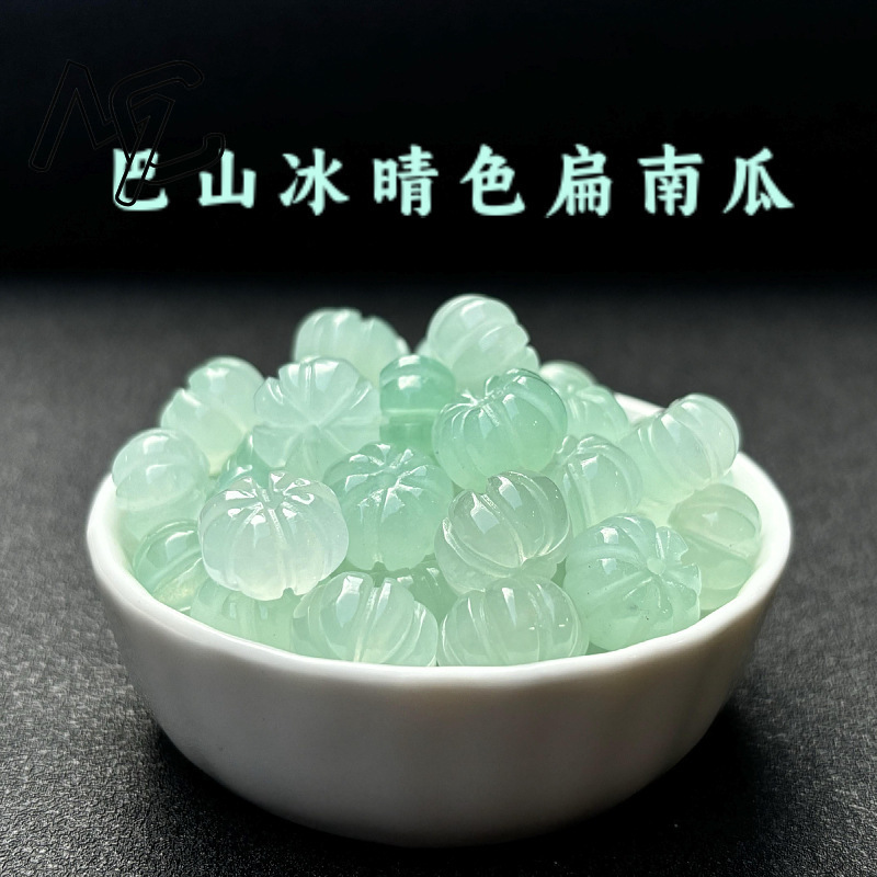 10pcs A Green Jade Pumpkin Bea - Women'S Fashion Jewellery ulasan dan harga