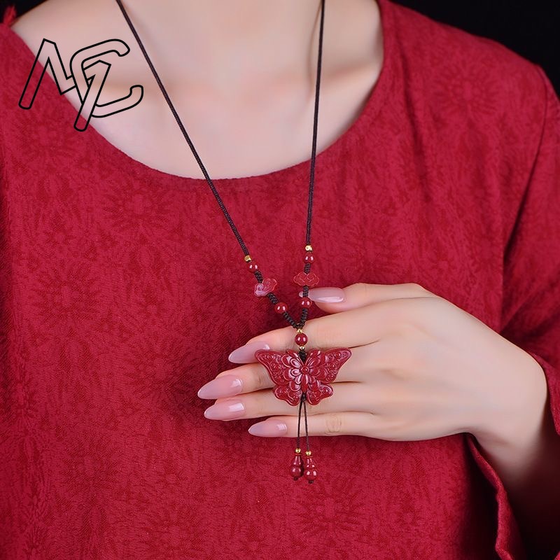 Fashion Red Cinnabar Jade Butt - Women'S Fashion Jewellery ulasan dan harga