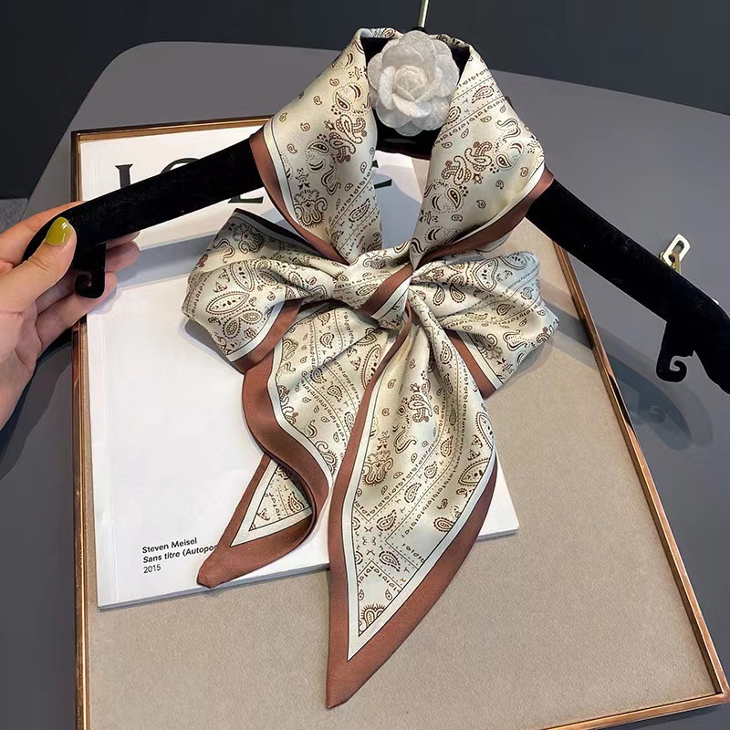 Luxury Design Silk Skinny Head - Women Fashion Necktie ulasan dan harga