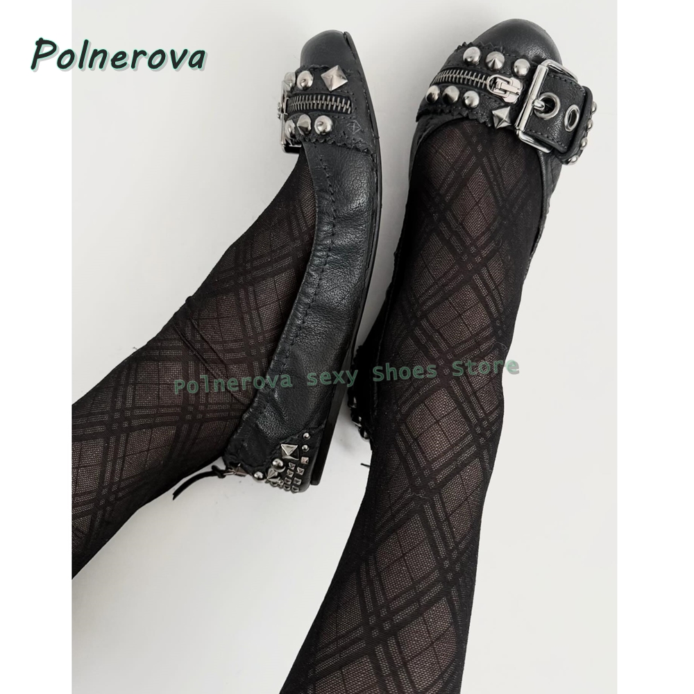 Rivet Belt Buckle Mary Jane Sh - Women'S Fashion Shoes ulasan dan harga