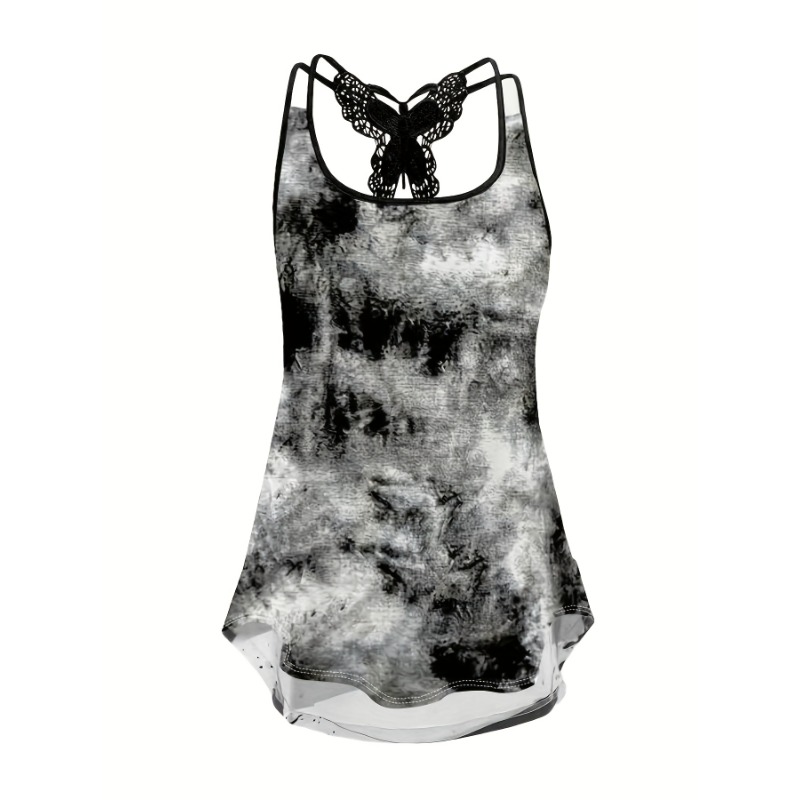 Plus Size 1XL-5XL Print Tank T - Women'S Fashion Vest Tops ulasan dan harga