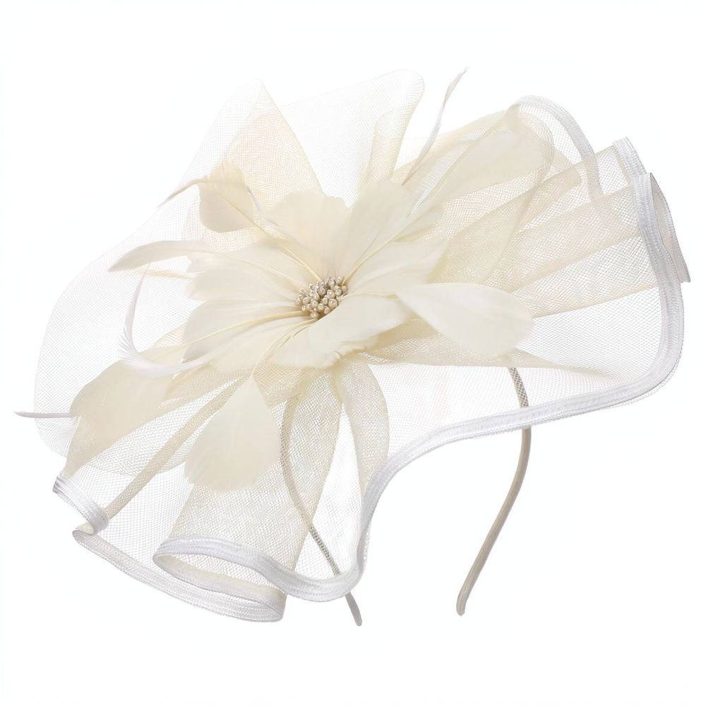Fashion Mesh Feather Hair Acce - Women'S Fashion Kentucky Derby ulasan dan harga