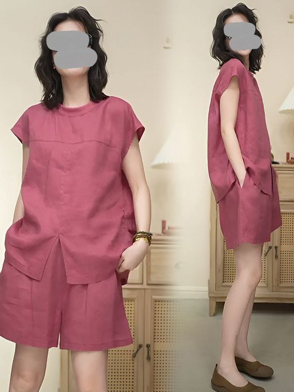High-End Cotton Linen Set Wome - Women Fashion Over The Years ulasan dan harga