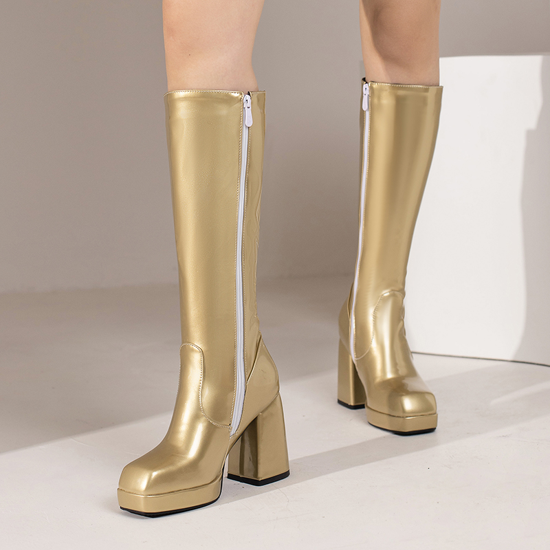 Green Winter Women Platform Kn - Women'S Fashion Knee High Boots ulasan dan harga