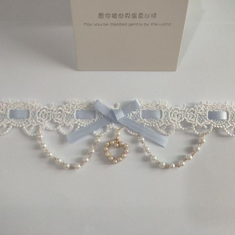 Lolita Pearl Sweet Lace Neckla - Women Fashion Photoshoot ulasan dan harga