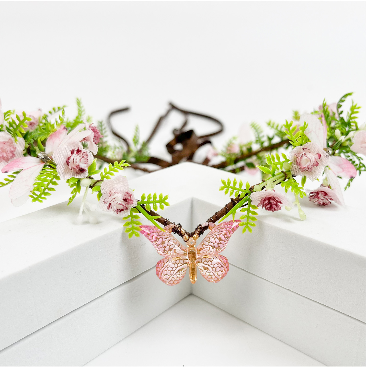 Flower Fairy Crown - Floral El - Women Fashion Photoshoot ulasan dan harga