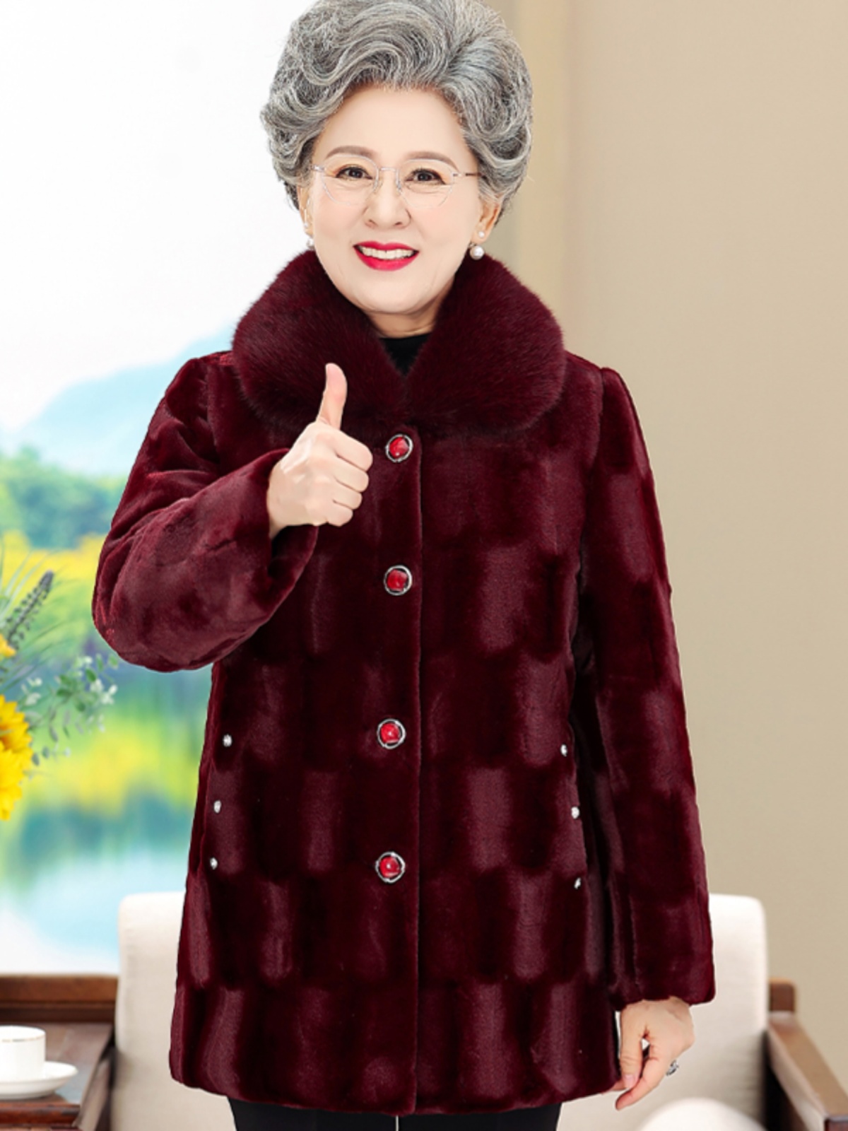 Thickened Middle-Length Mink V - Women Fashion Over The Years ulasan dan harga